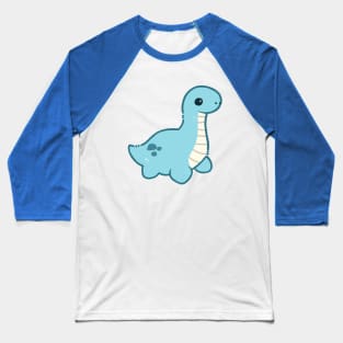 Plesiosaur (Blue) Baseball T-Shirt